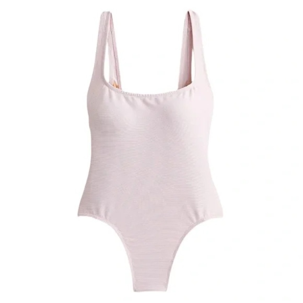 J.Crew Ribbed Squareneck One Piece Size 4 NWOT